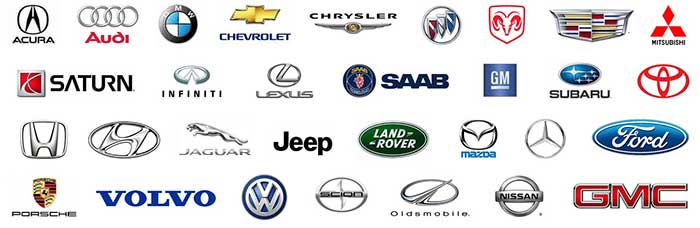 Automobile Makes / Models We Repair Air Condition and Heating On